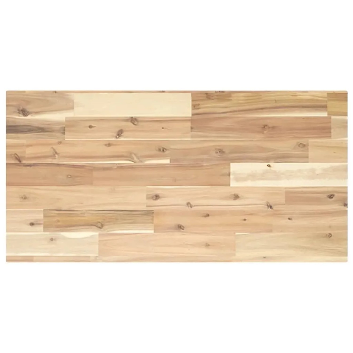 vidaXL Schweberegal 100x40x2 cm Massivholz Akazie Unbehandelt 3279399