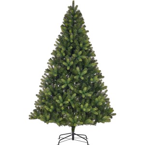 Grüne Kunsttanne Ketola XL, 180 cm hoch, mit Metallständer. Ideal als Weihnachtsbaum.