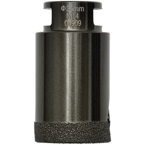 Medial Granitbohrkrone M14, 35mm Durchmesser für Winkelschleifer.