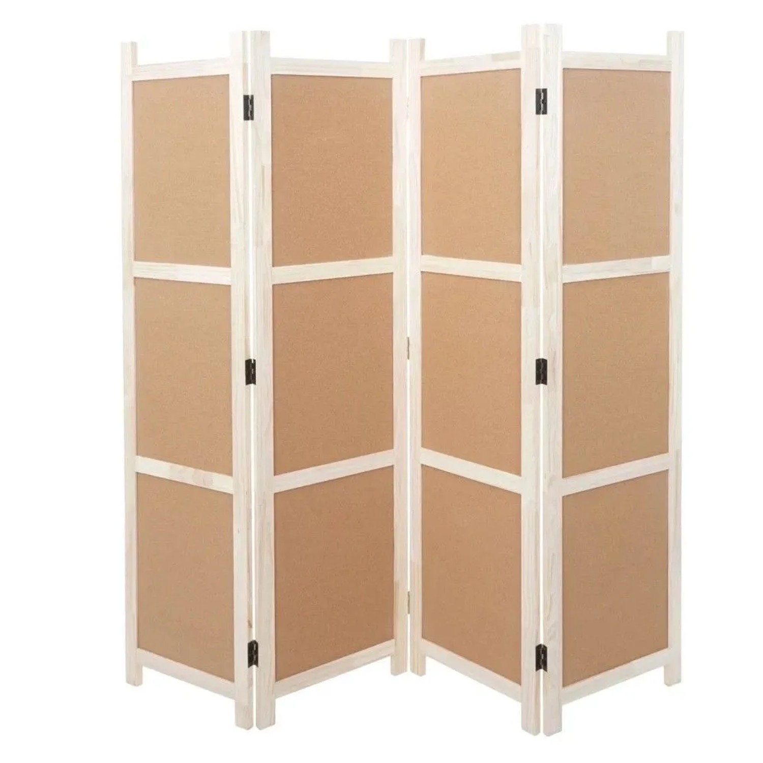 MCW Paravent G52 Braun 4 Panele 166x160cm