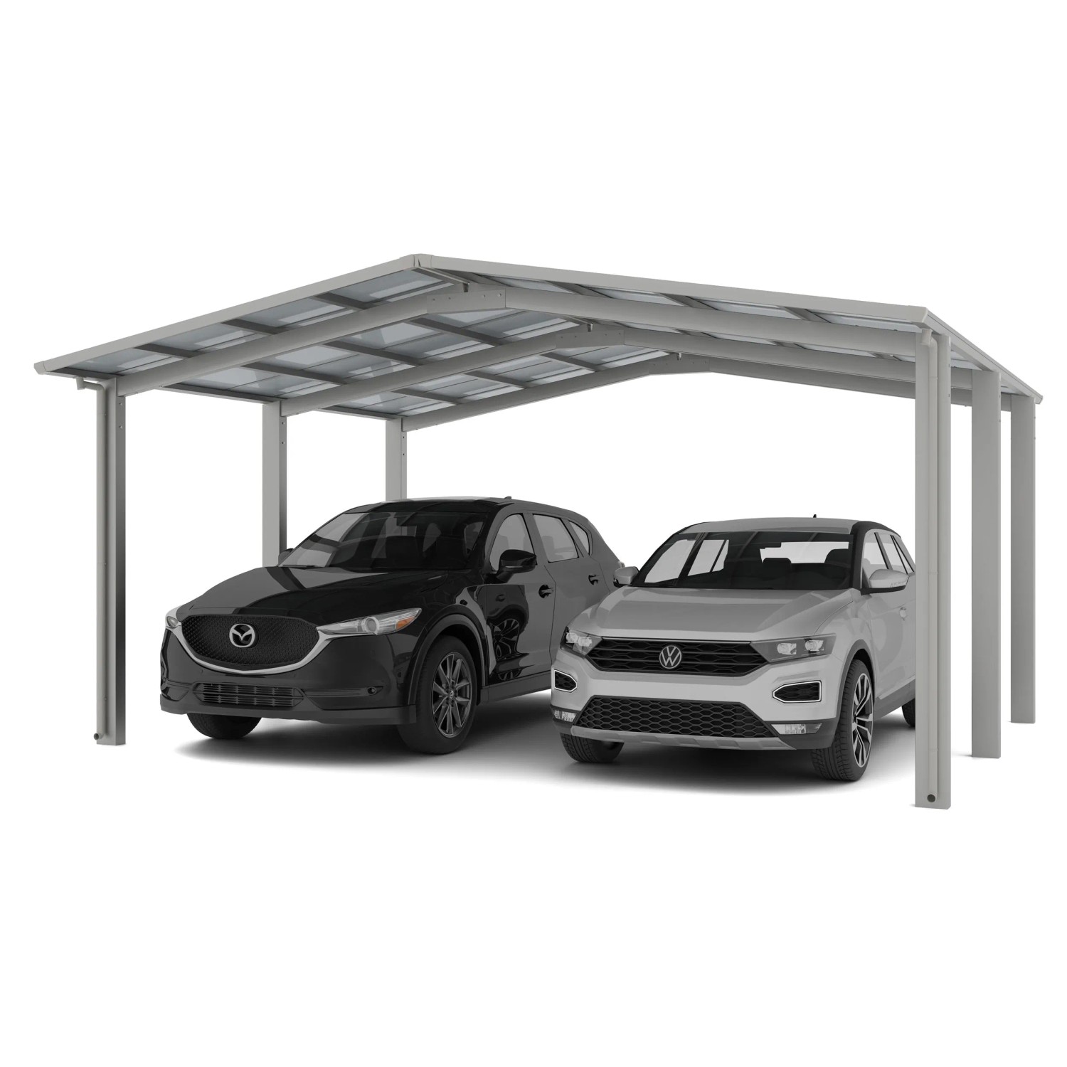 Ximax Carport Linea-110 M-Ausführung Edelstahl-Look günstig online kaufen