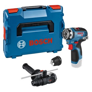 Bosch Professional GSR 12V-35 FC Akku-Bohrschrauber mit Zubehör in L-Boxx.