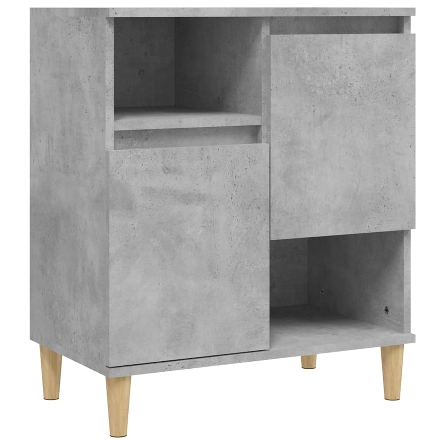 vidaXL Sideboard Betongrau 60x35x70 cm Holzwerkstoff 821144