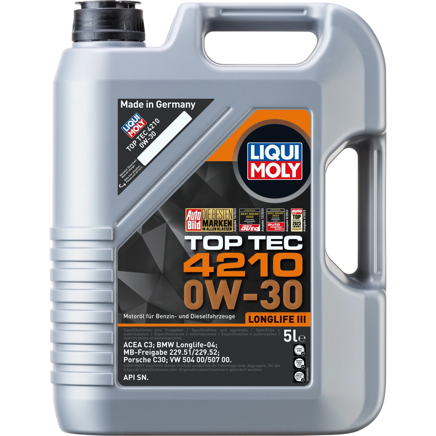 Thumbnail - Liqui Moly Top Tec 4210 0W-30 5 l