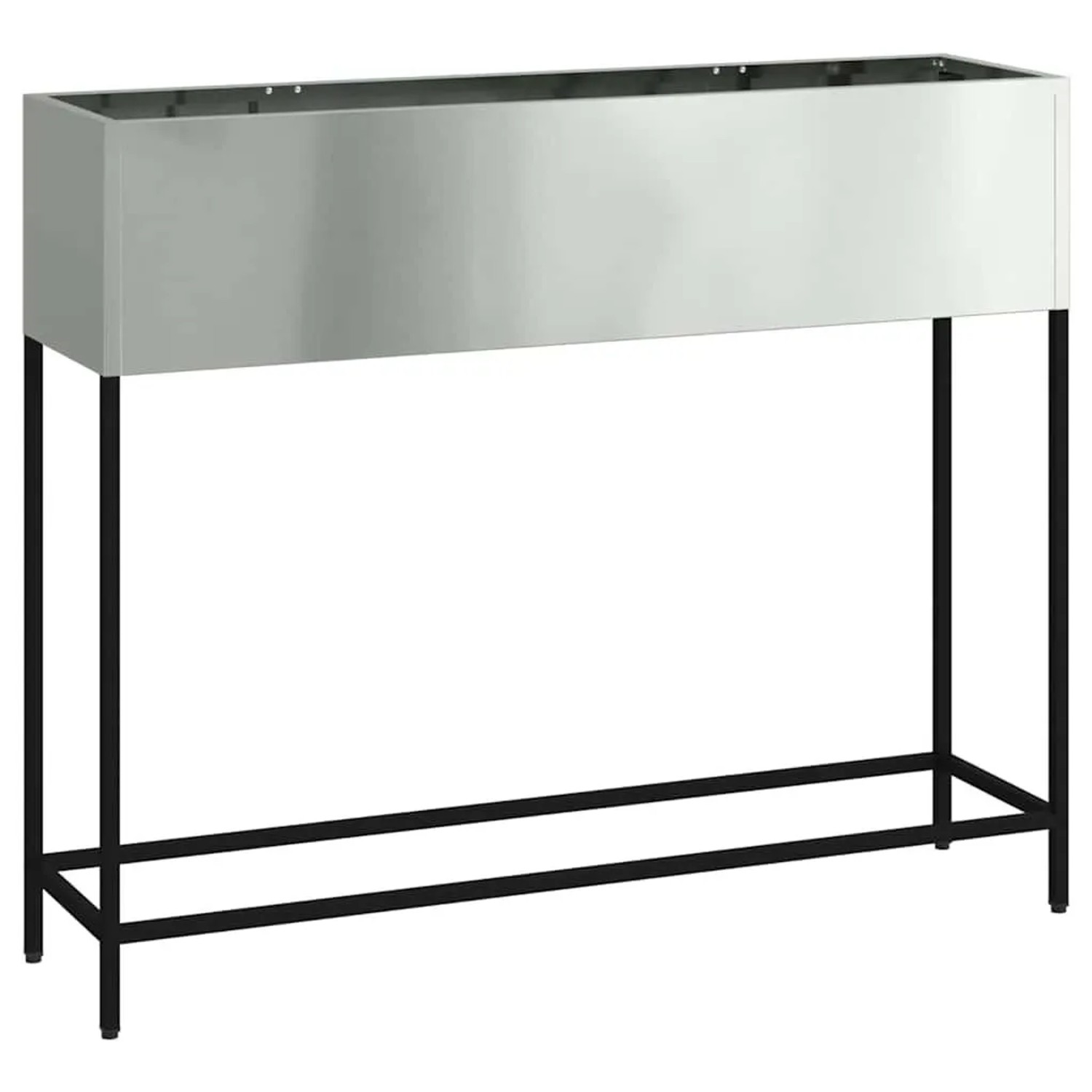 vidaXL Hochbeet Gartenpflanzer Silber 100 x 26 x 82 cm 865881