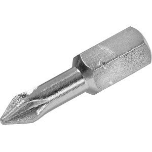 LUX Diamant Bit Professional PH1, Stahl-Bit für Schraubarbeiten mit Kreuzschlitz, geeignet für Bithalter.