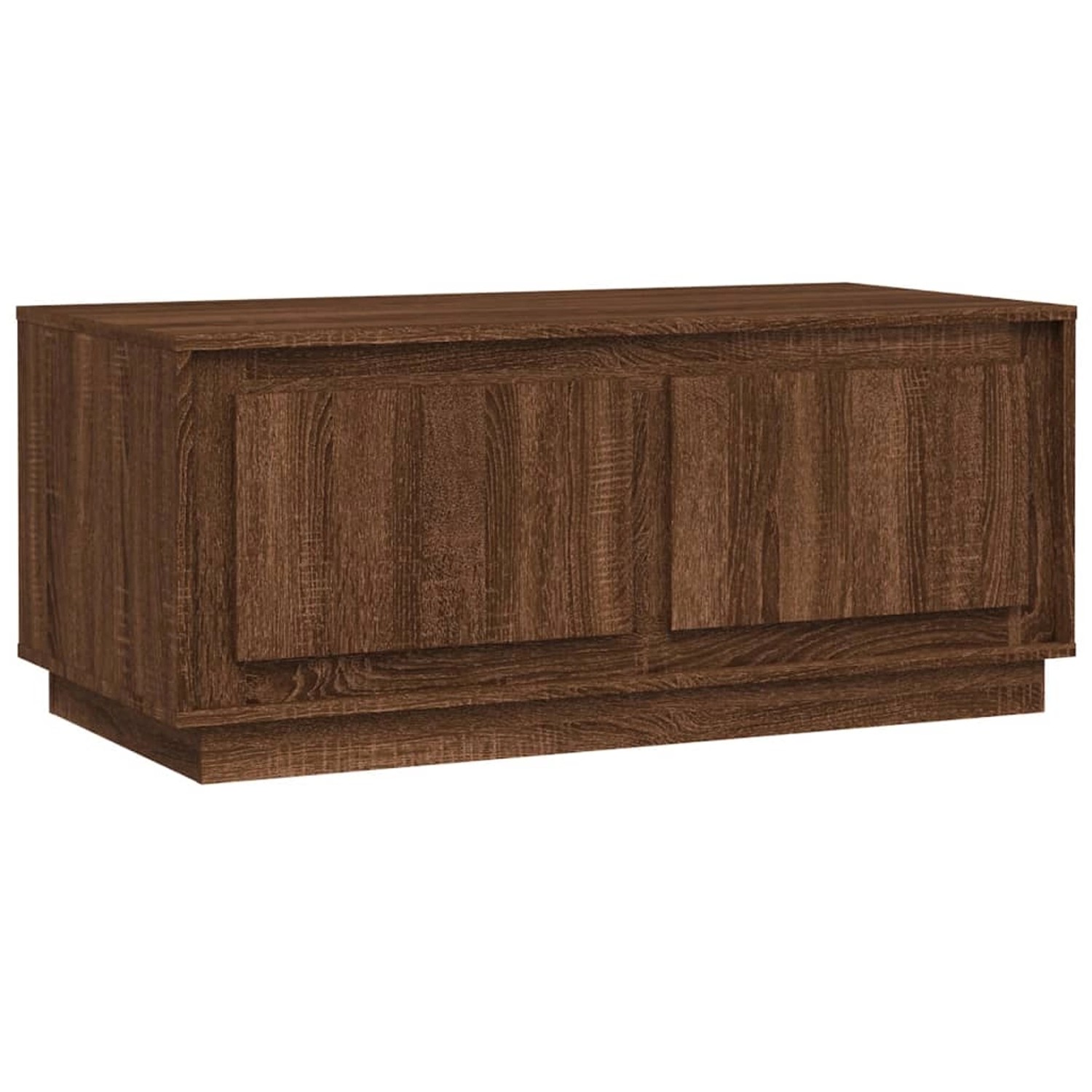 Vidaxl Couchtisch Braun Eichen-optik 102x50x44 Cm Holzwerkstoff günstig online kaufen