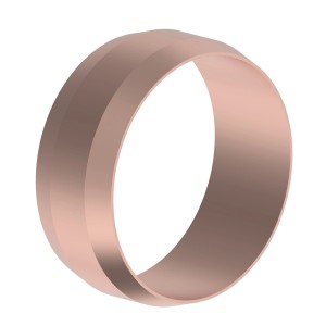 Kirchhoff Klemmring 18 mm aus Kupfer, Fitting für CU-Rohre, blank