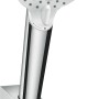 Hansgrohe Crometta Vario Brausehalterset, Handbrause mit Schlauch und Halterung, Chrom/Weiß.