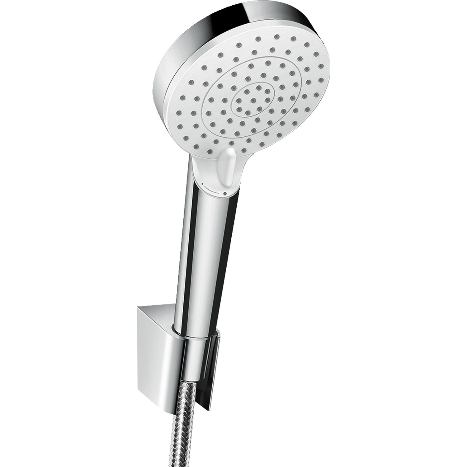 Hansgrohe Brausehalterset Vario Crometta EcoSmart Brauseschlauch 160cm Weiß/Chr.