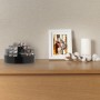 Relaxdays Tablettenbox Kunststoff Schwarz Weiß 31 Tage 4 Fächer 14 cm x 21 cm 550 g_5