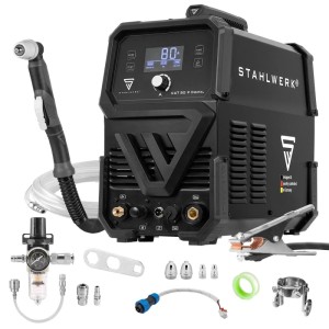 STAHLWERK Plasmaschneider CUT 80 P Digital mit Zubehör. 80 Ampere Schneidleistung bis 25mm.