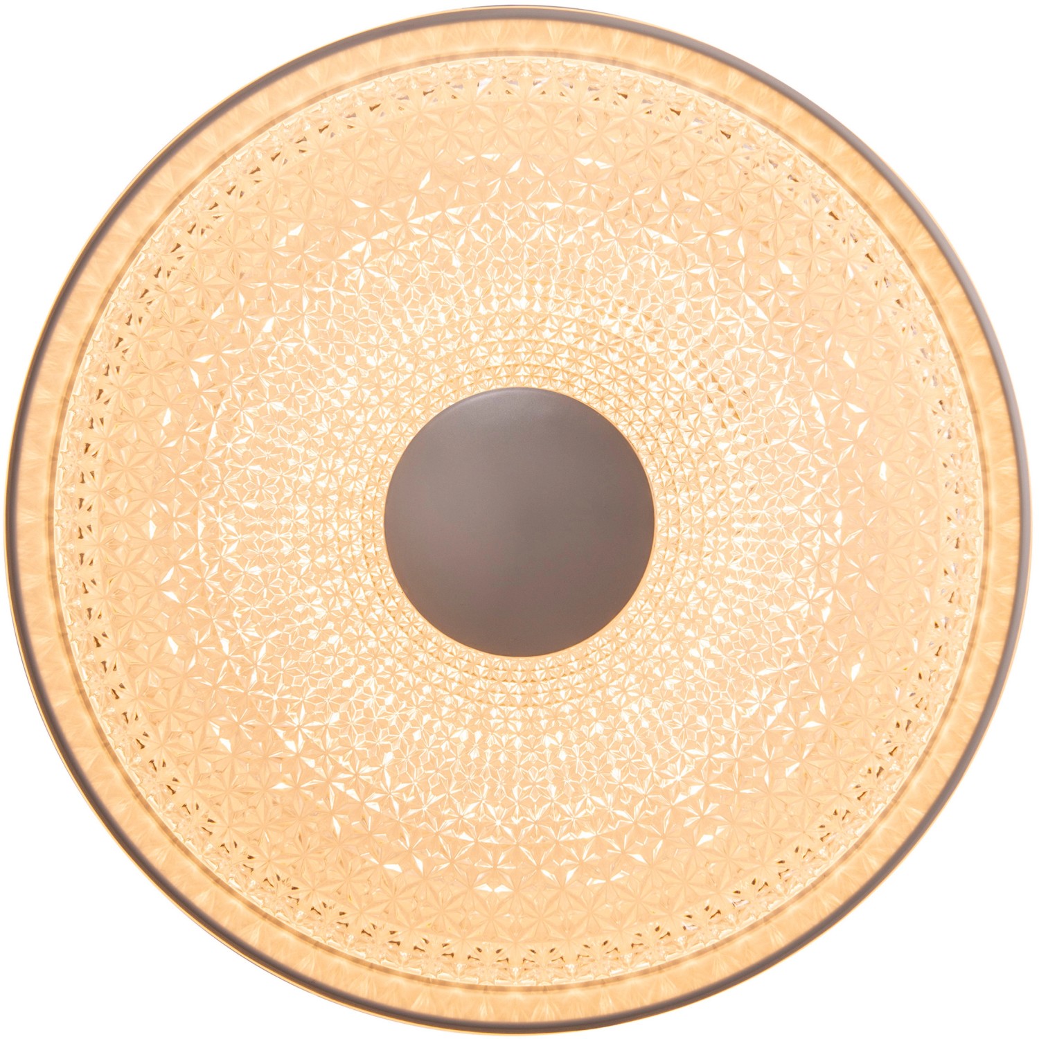 Runde LED-Deckenleuchte Boise (51 cm) von Näve mit Acryl-Diffusor für angenehmes Licht.