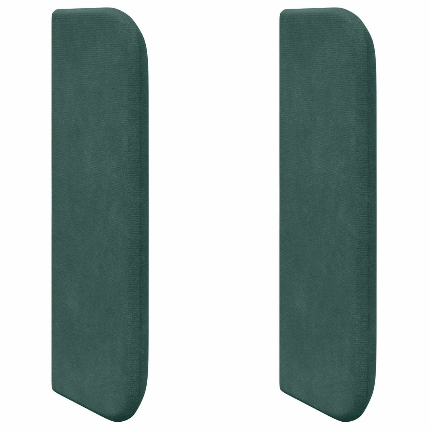 vidaXL Kopfteil Ohr Grün 40,5 x 40,5 x 4 cm Samt 346593