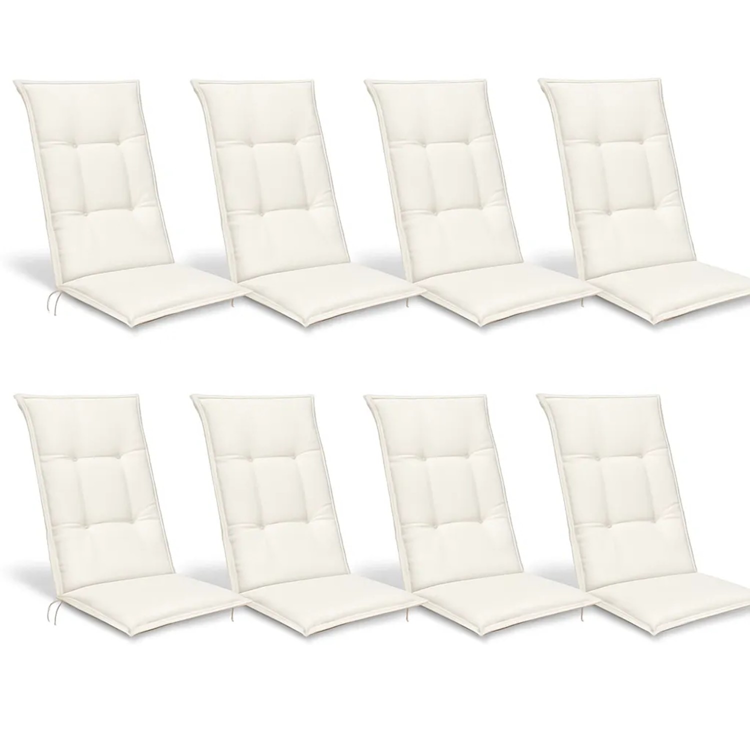 Beautissu Base HL Hochlehner 120x50x6cm Natur 8tlg