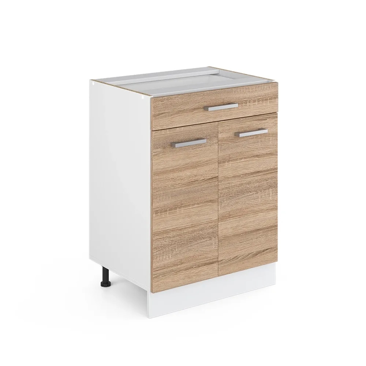 Vicco Küchenunterschrank R-Line Sonoma 60 cm mit Schublade ohne Arbeitsplatte