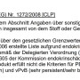 Informationen zu sonstigen Gefahren gemäß Verordnung (EG) Nr. 1272/2008 [CLP].