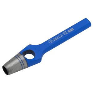 LUX Locheisen 12 mm Comfort, blau, aus Stahl zum Ausstanzen von Löchern.