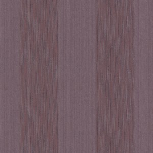 Vlies Streifentapete in Lila/Violett mit dunklen Textilstreifen für Wohn- und Esszimmer.