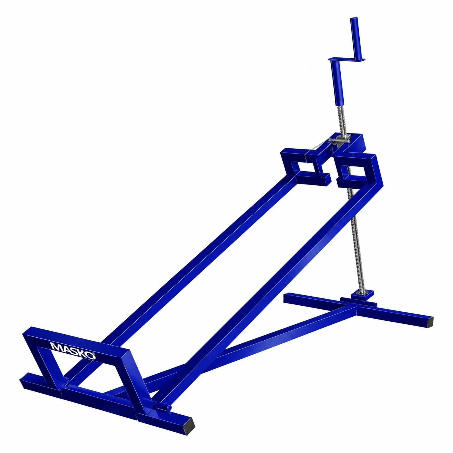 MASKO Rasentraktor-Heber Hebevorrichtung Tragkraft 400 kg Blau