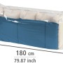 Wenko Vakuumbeutel Jumbo Cube XXL, 180x90x50cm, zur platzsparenden Aufbewahrung von Textilien.