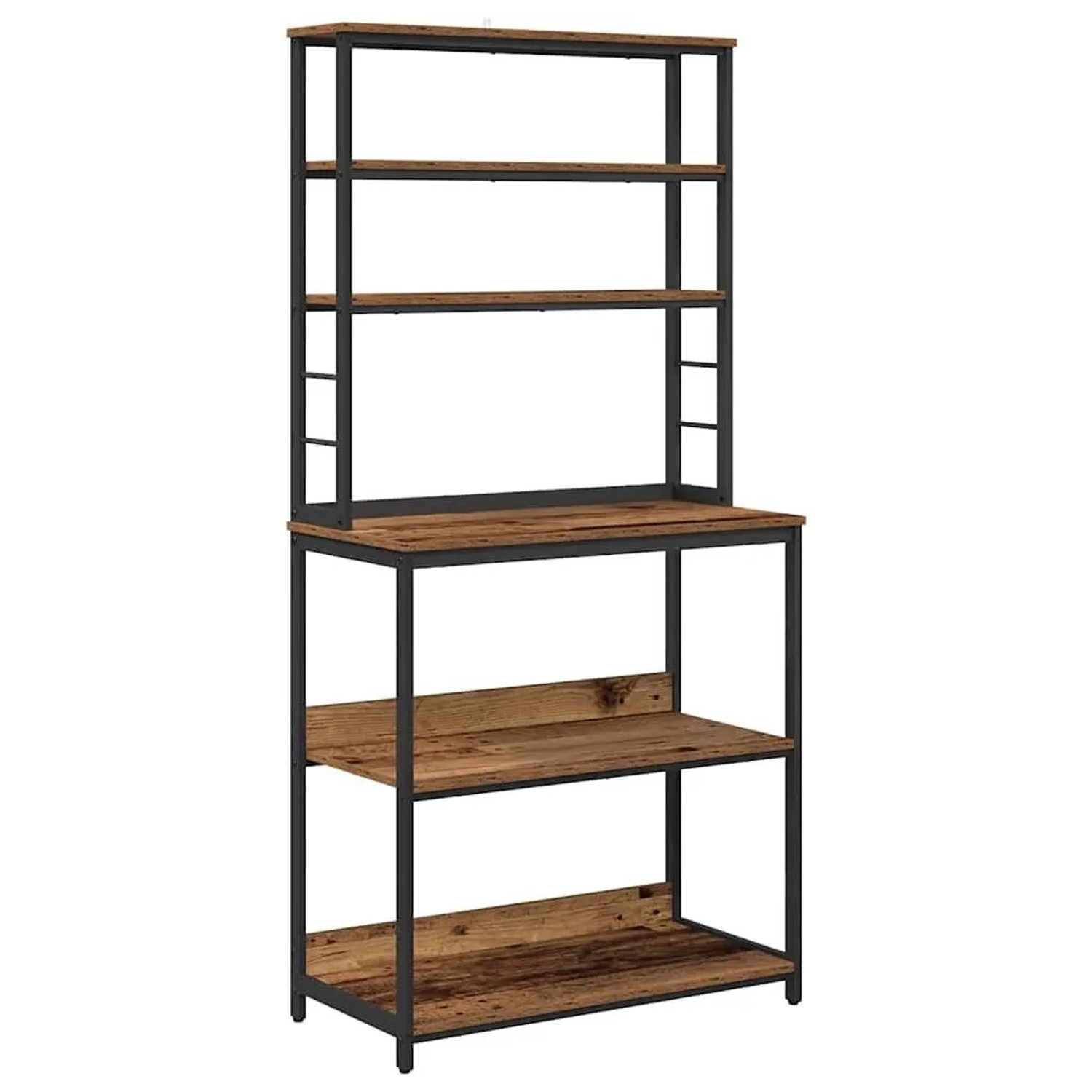 vidaXL Küchenregal Altholz 80 x 40 x 168 cm Holzwerkstoff 883890