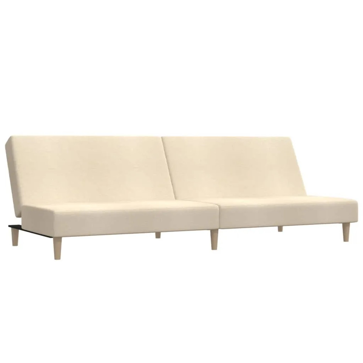 vidaXL Schlafsofa 2-Sitzer Creme Stoff 375726 günstig online kaufen