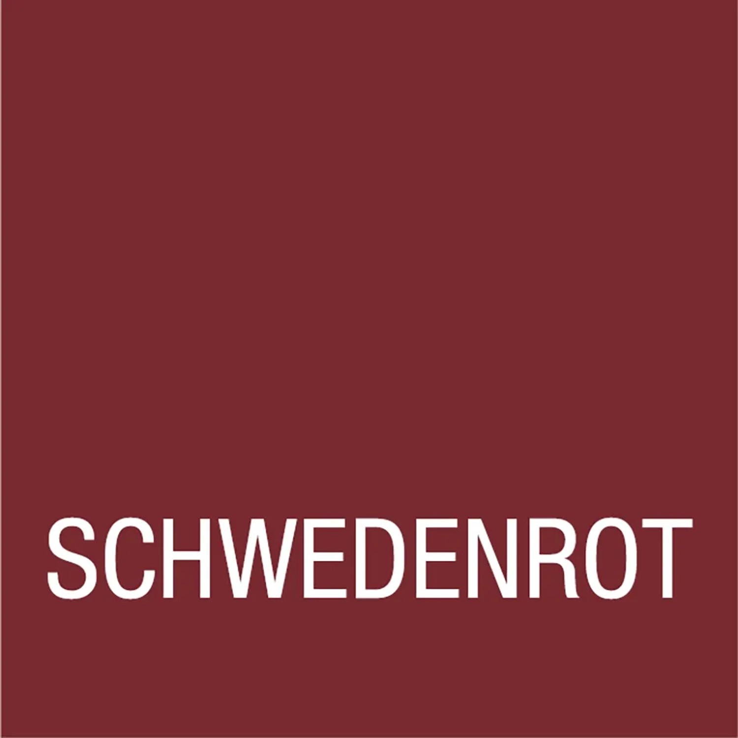Farbfeld der Bondex Dauerschutz-Farbe in Schwedenrot, seidenglänzend.
