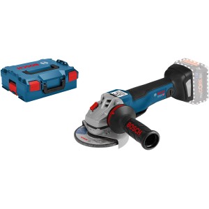 Bosch Professional GWS 18V-10 PC Akku-Winkelschleifer mit Zubehör-Koffer.