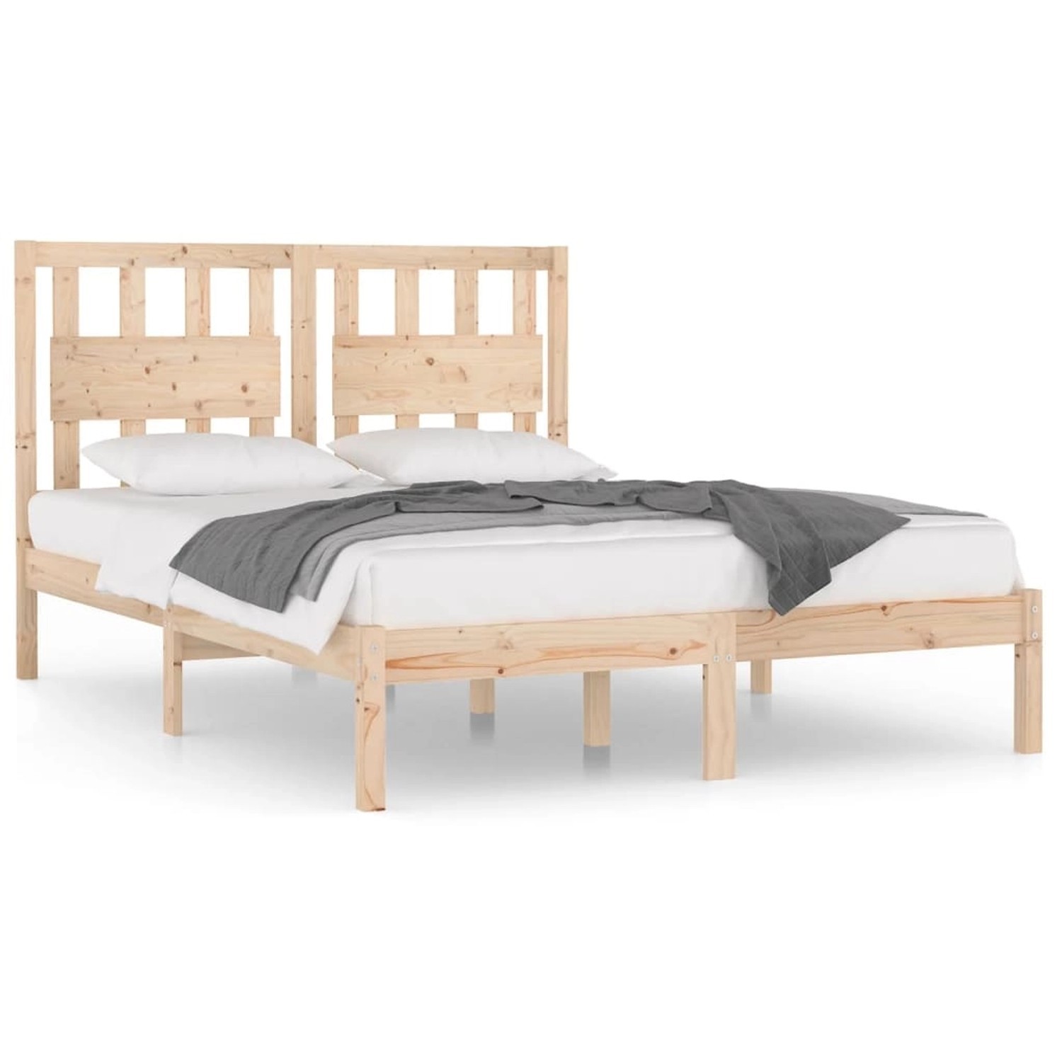 vidaXL Massivholzbett Kiefer 160x200 cm1118262 günstig online kaufen