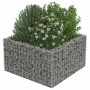 Furnicato Gabionen-hochbeet Verzinkter Stahl 90×90×50 Cm_4