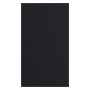 vidaXL Fußmatte Schwarz 115x200 cm 4105564