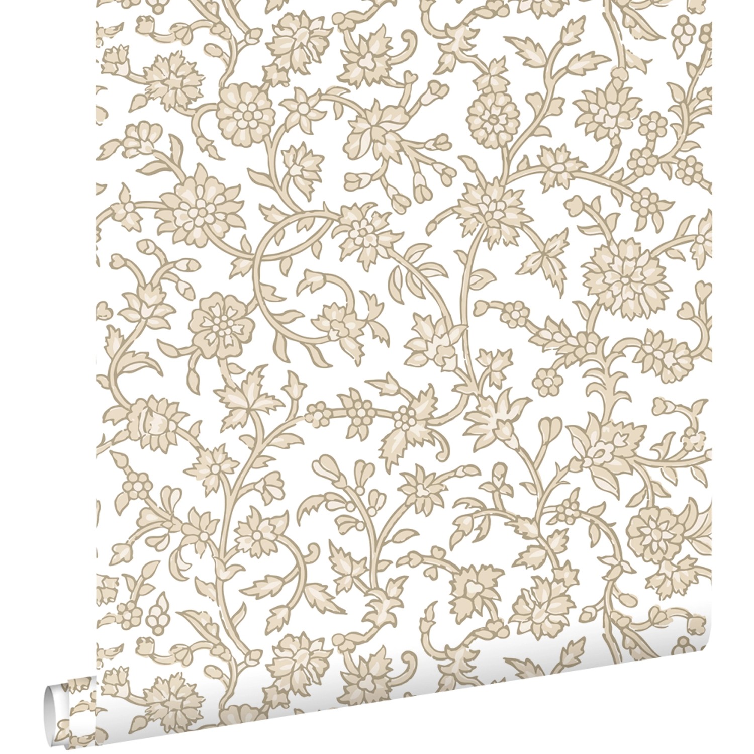 ESTAhome Tapete Blumenmuster Beige 50 X 900 Cm 131518 günstig online kaufen