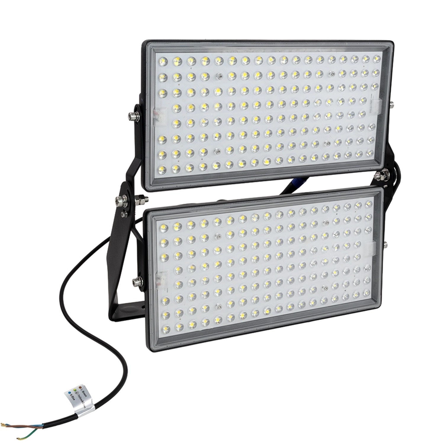 Thumbnail - LUXULA Stadion Fluter LED Flutlicht 500W Baustrahler 70000lm 5000K Neutralweiß IP65 Hallenstrahler