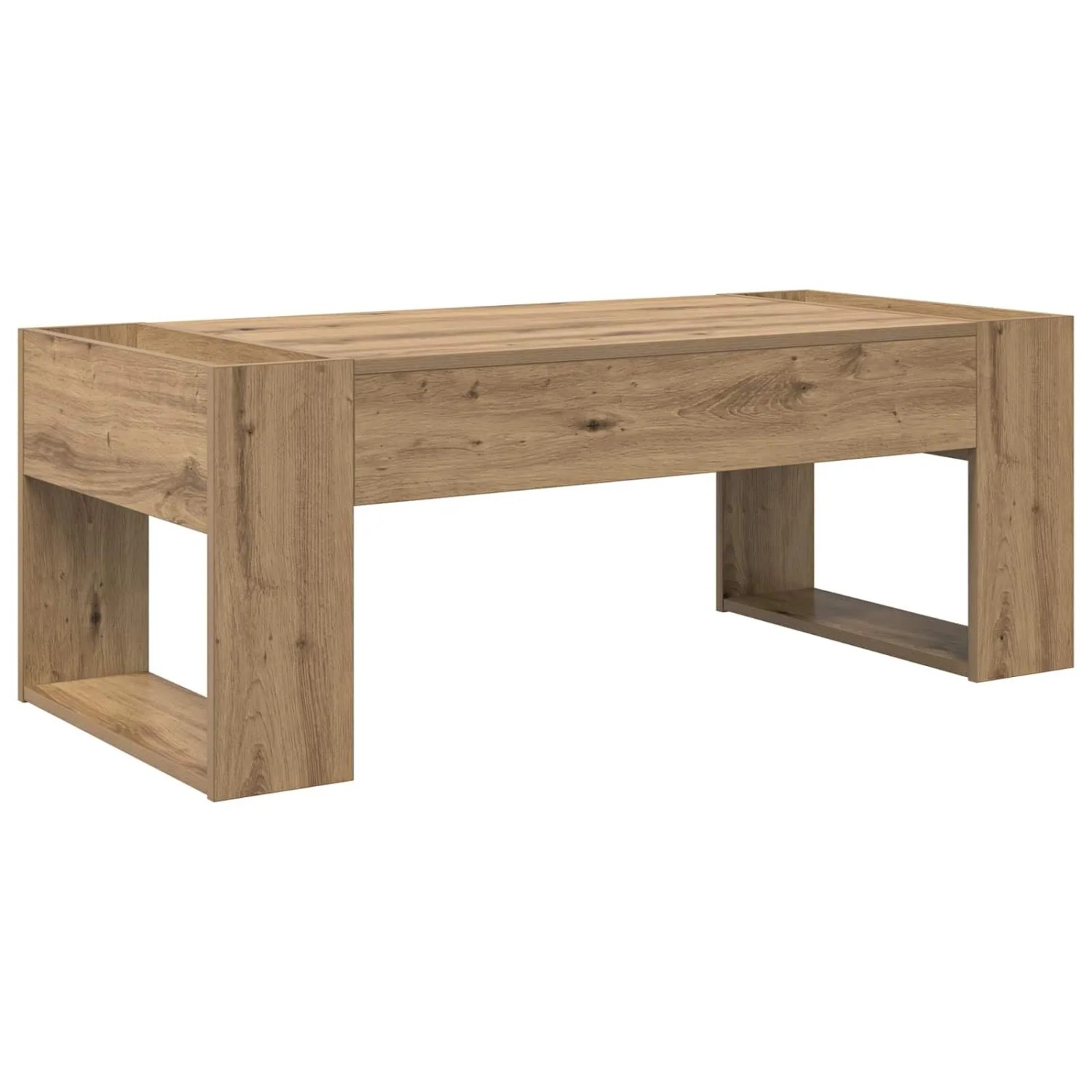 vidaXL Couchtisch Artisan-Eiche 110 x 50 x 41 cm Holzwerkstoff 8000163 günstig online kaufen