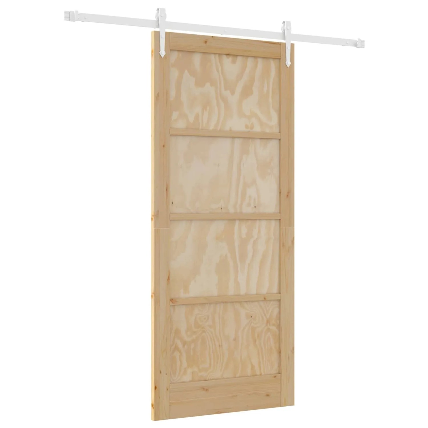 vidaXL Schiebetür ORKDAL Natur und Weiß 86 x 198,5 cm 3445573