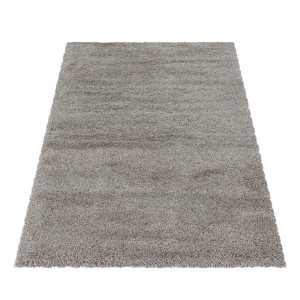 Beiger Ayyildiz Hochflorteppich Fluffy, 140x200 cm. Shaggy Teppich für Wohnräume.