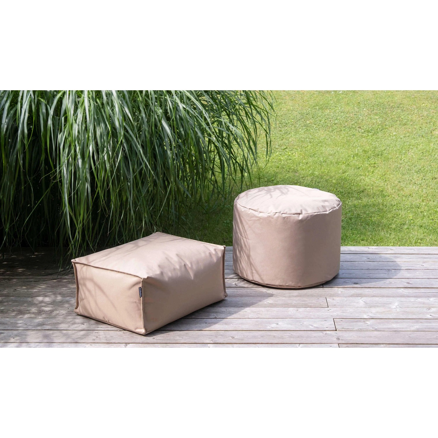 mokebo Sitzsack outdoor Anthrazit mit EPS-Perlen Füllung wetterfest kaufen bei OBI