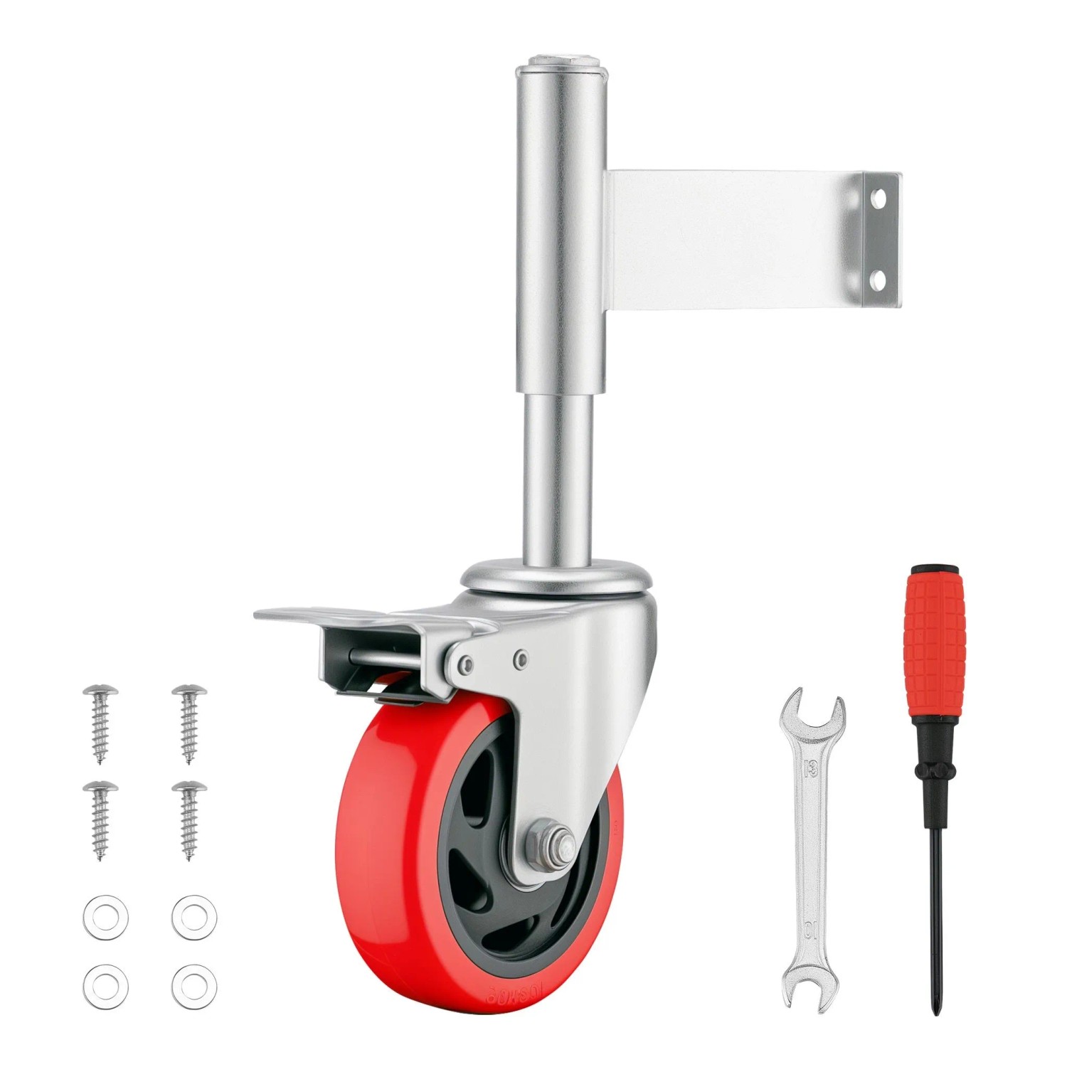 Wiltec Torrolle bis 150kg Bremse Schiebetorrolle Stahl Laufrolle Schiebetor