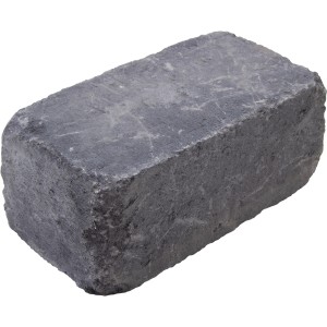 EHL Antik Mauerstein Großformat, anthrazit, 25x12x15 cm, für Mauern und Beeteinfassungen.