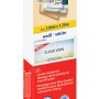 Verpackung des Tesa Fliegengitter Alu Rahmen Comfort Fenster, 120x100 cm, Weiß.