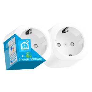 2er-Pack Echos WLAN-Steckdosen mit Energiemonitor, per App steuerbar.