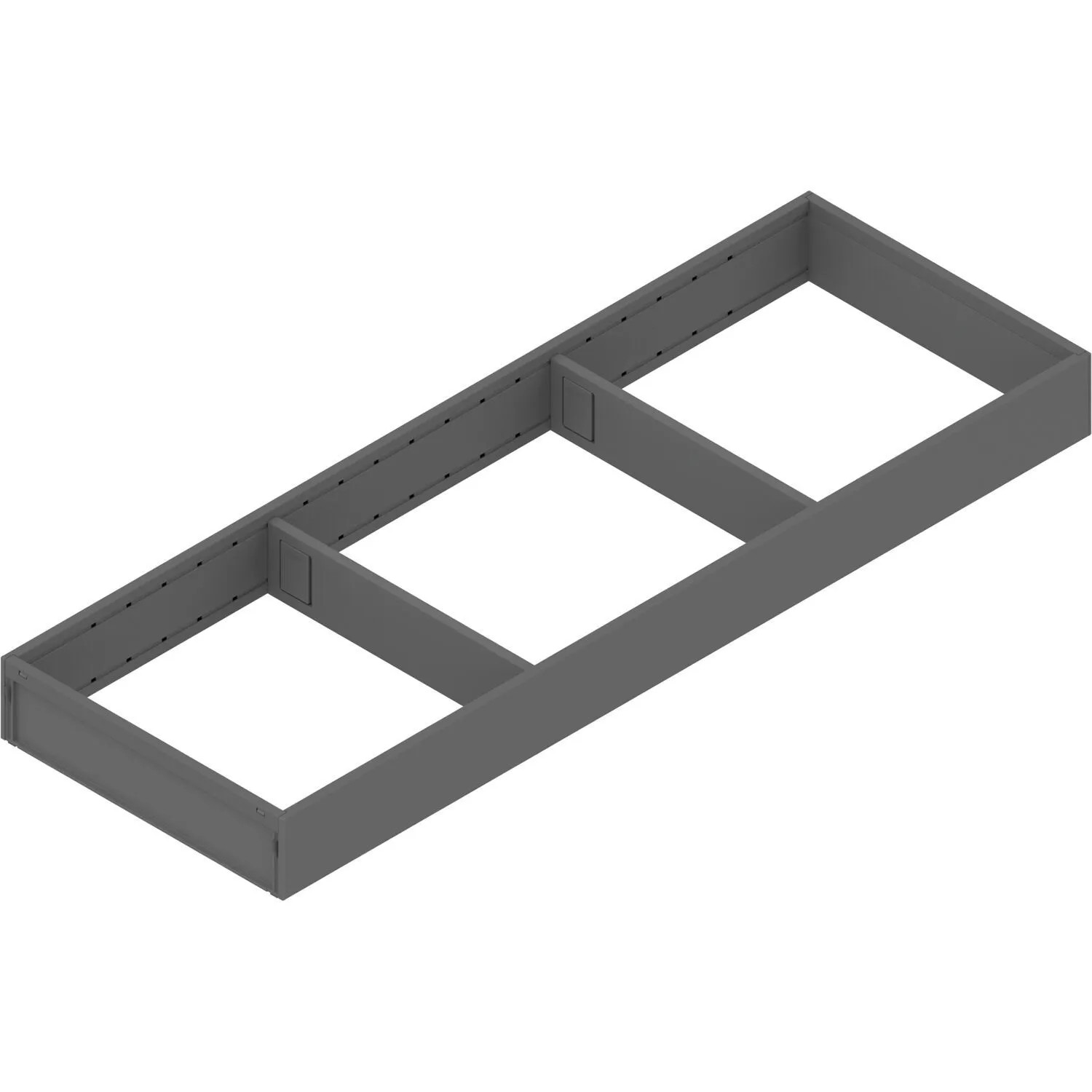 Blum Schubkastenrahmen Ambia-Line Breite 572x200x50 mm Schubladeneinsatz Stahl Oriongrau Matt