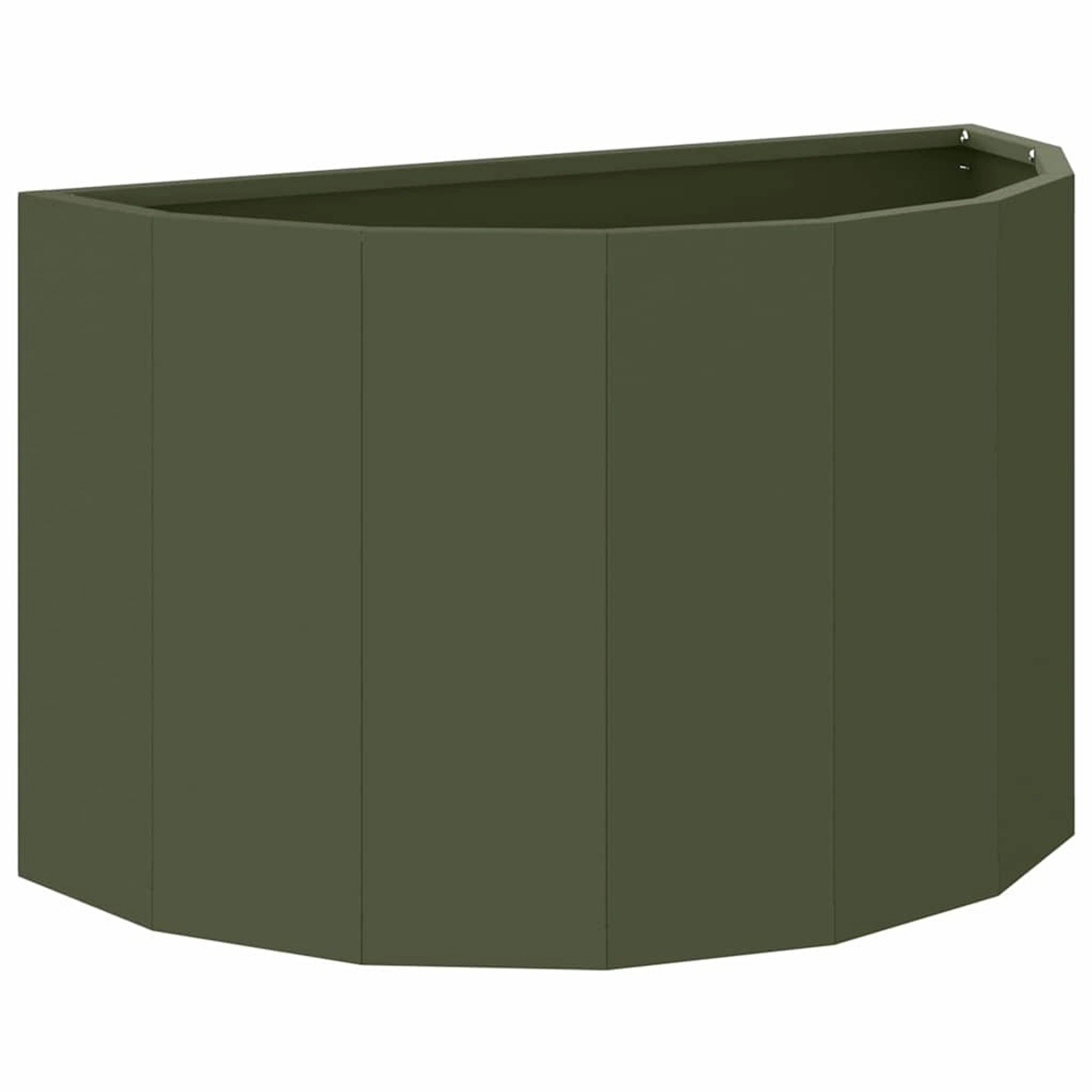 vidaXL Pflanzkübel Olive Grün 60 x 30 x 35 cm Stahl 883699 günstig online kaufen