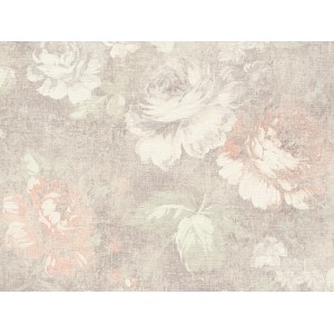 A.S. Création Vliestapete Secret Garden mit floralem Muster in Rosé, Braun und Grün.