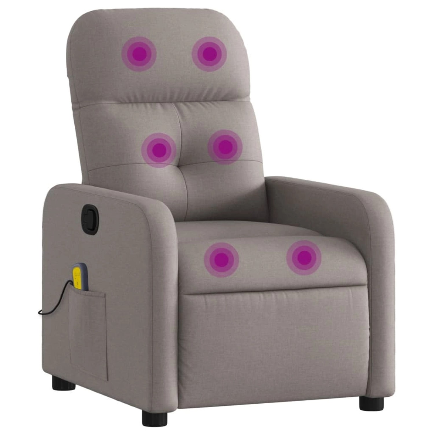 vidaXL Massagesessel Taupe Stoff Modell 12 günstig online kaufen