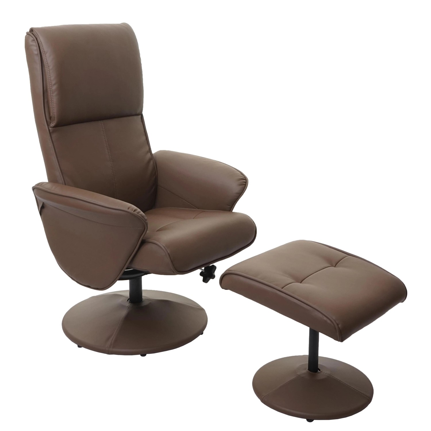 MCW Relaxsessel Stockholm Kunstleder Taupe günstig online kaufen
