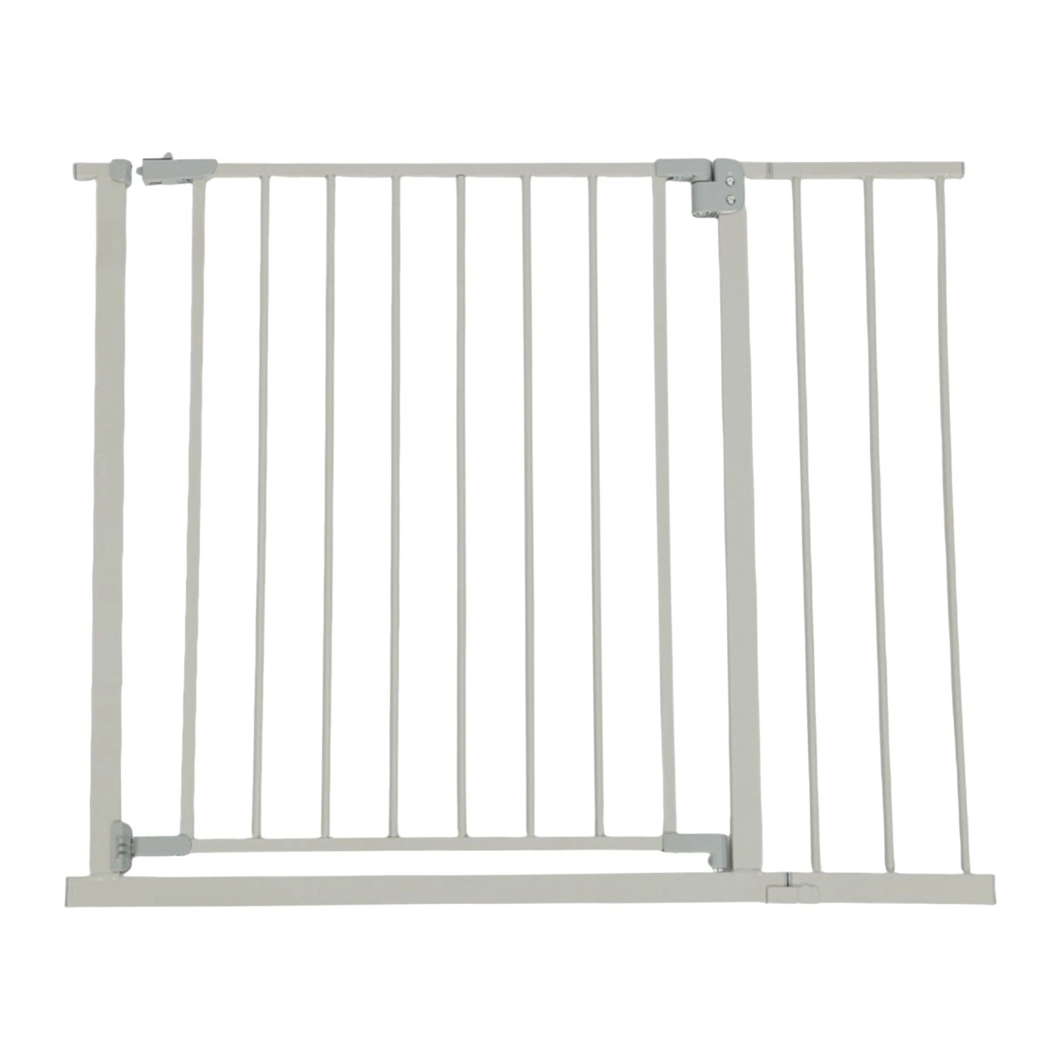 Relaxdays Treppenschutzgitter Eisen Kunststoff Grau Klemmbar 95 bis 100 cm 3,7 kg
