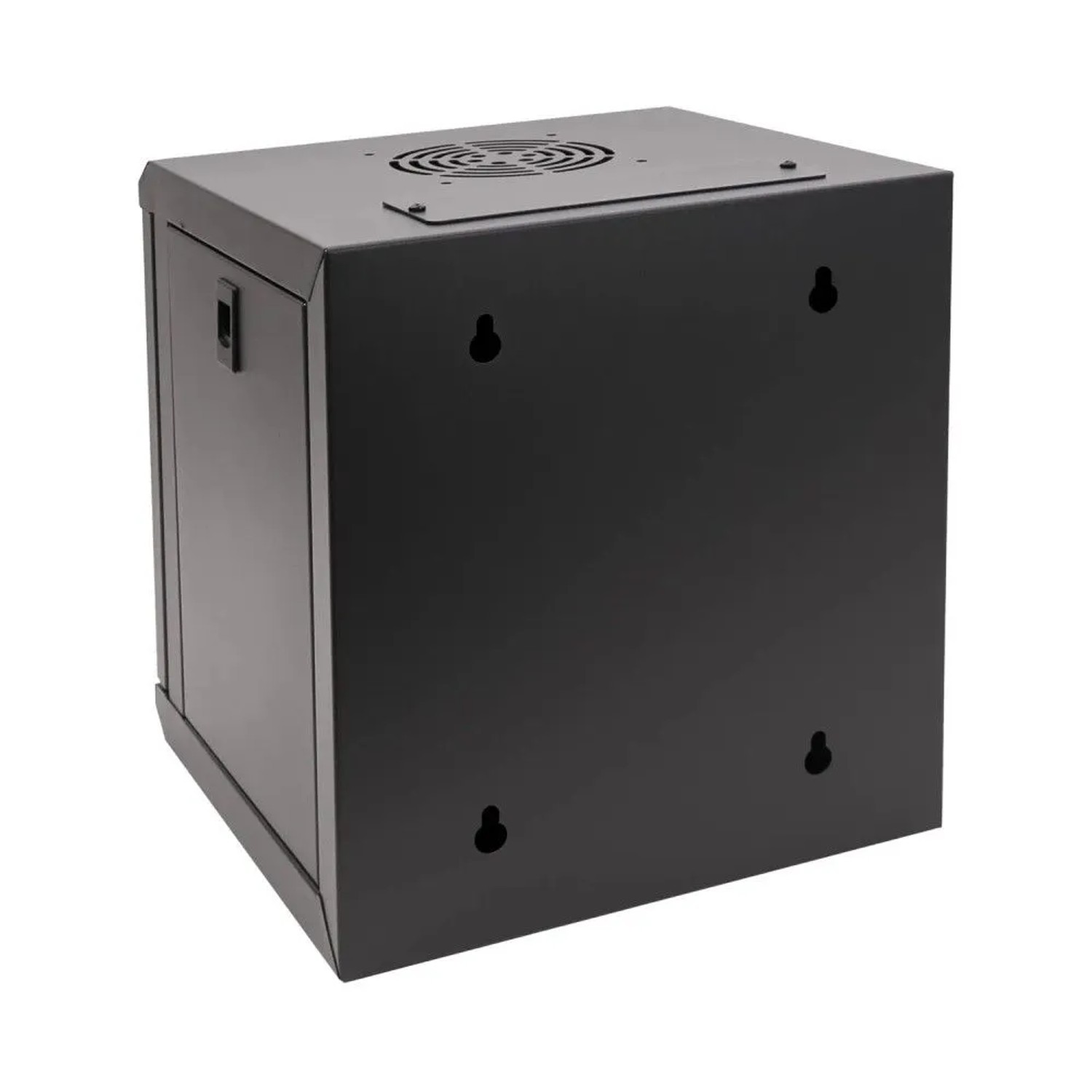 HMF 63306-02 Serverschrank Netzwerkschrank 6HE Wandgehäuse 10 Zoll Rack Schwarz