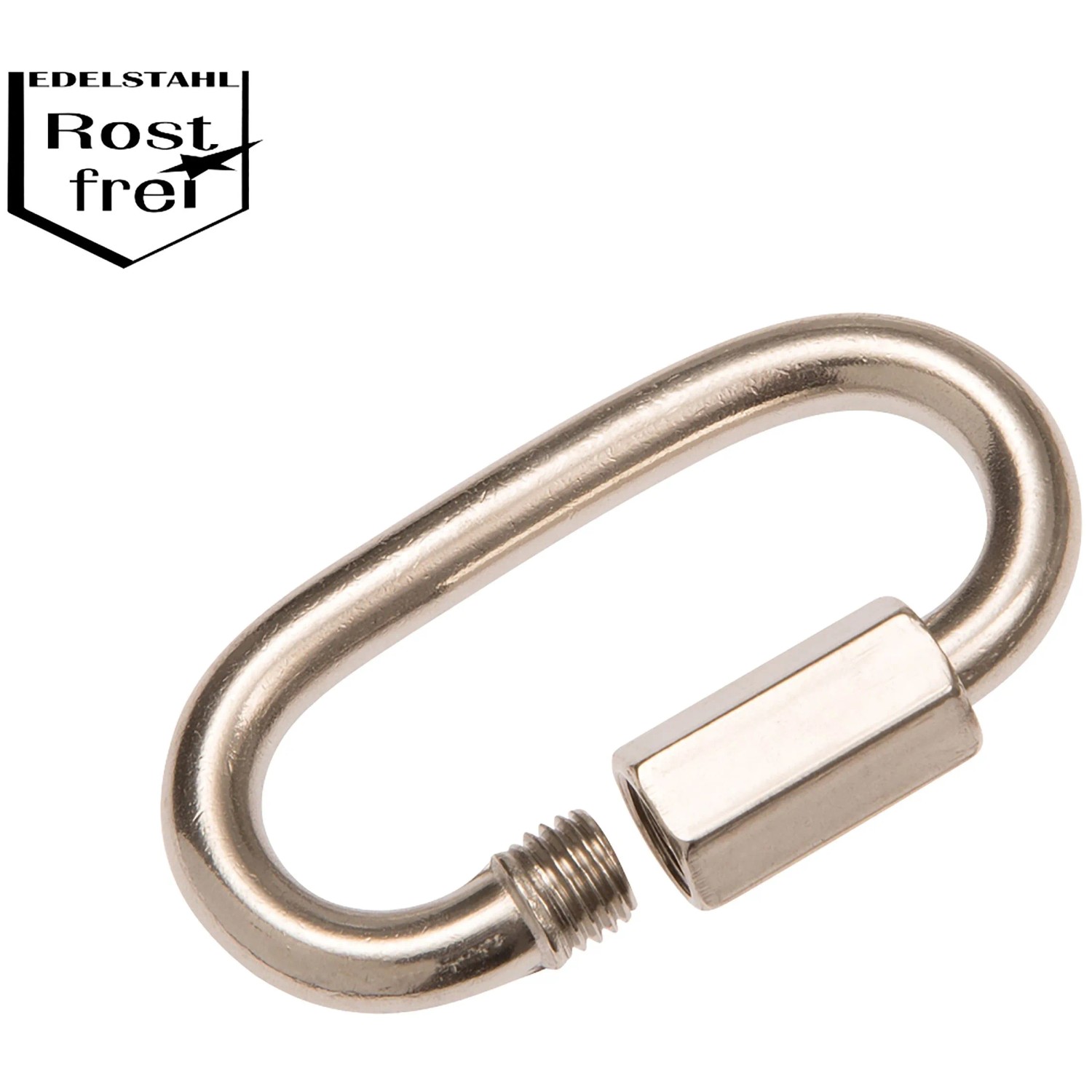 Conacord Ketten-Schnellverschluss V4A-Stahl Rostfrei Ø 4 mm x 41,5 mm